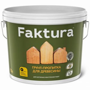 Фото 1 - Грунт-пропитка для древесины Faktura.